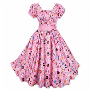 Disney Parks Dress Shop Pink Dogs Dress Size S‎ Dooney Bourke Dainty Princess